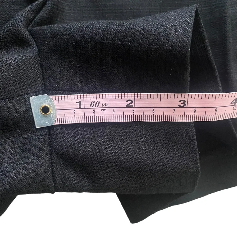 J.Crew NEW Black Pleated Shorts with Side Zipper 4 - Picture 10 of 12